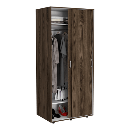Closet Rofel Chocolate Y Blanco