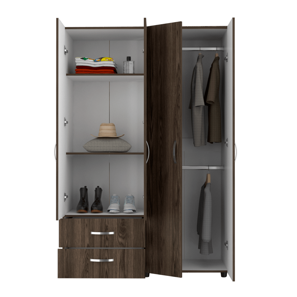 Closet Melure Chocolate Y Blanco