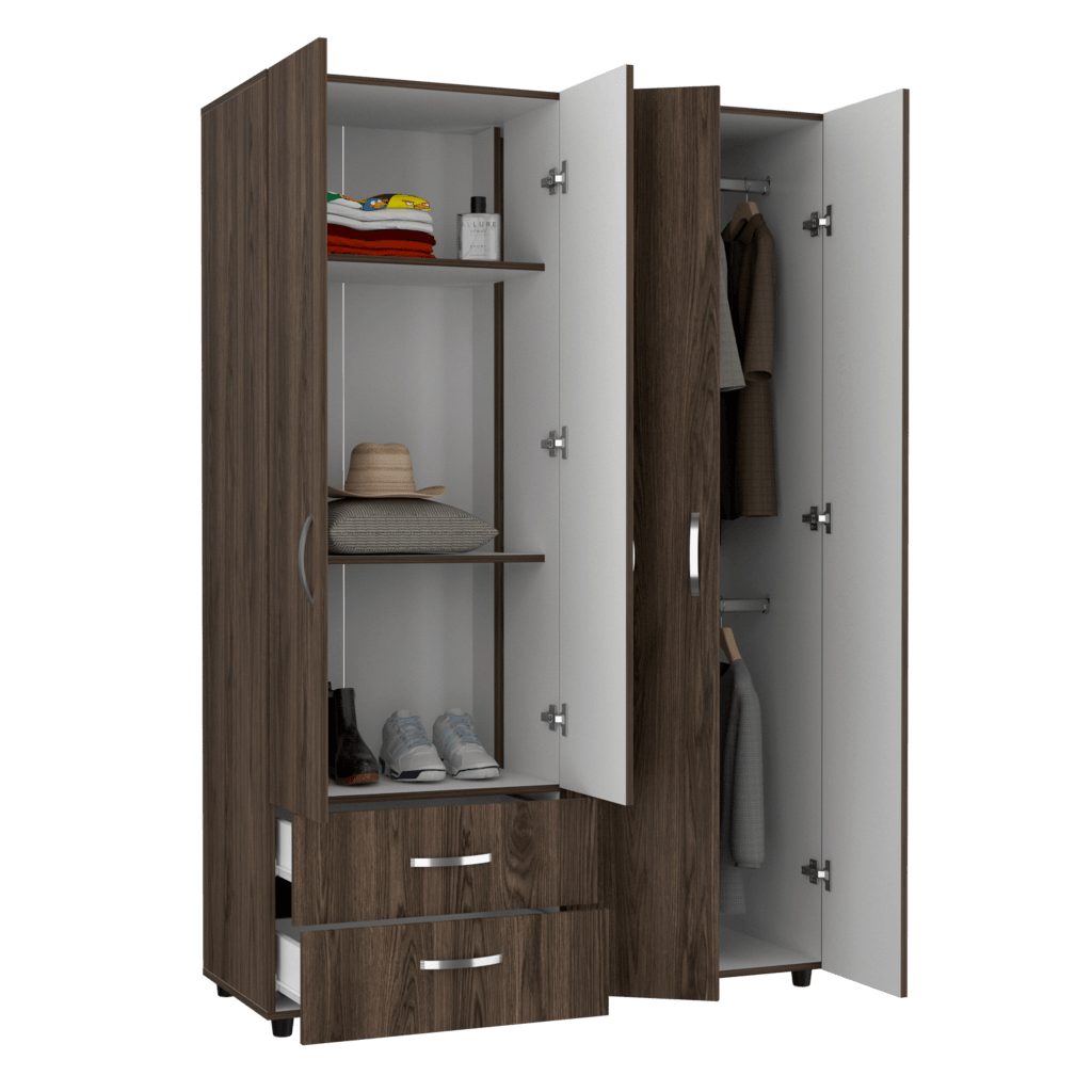 Closet Melure Chocolate Y Blanco