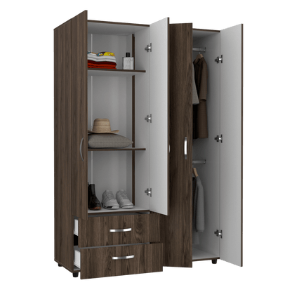 Closet Melure Chocolate Y Blanco