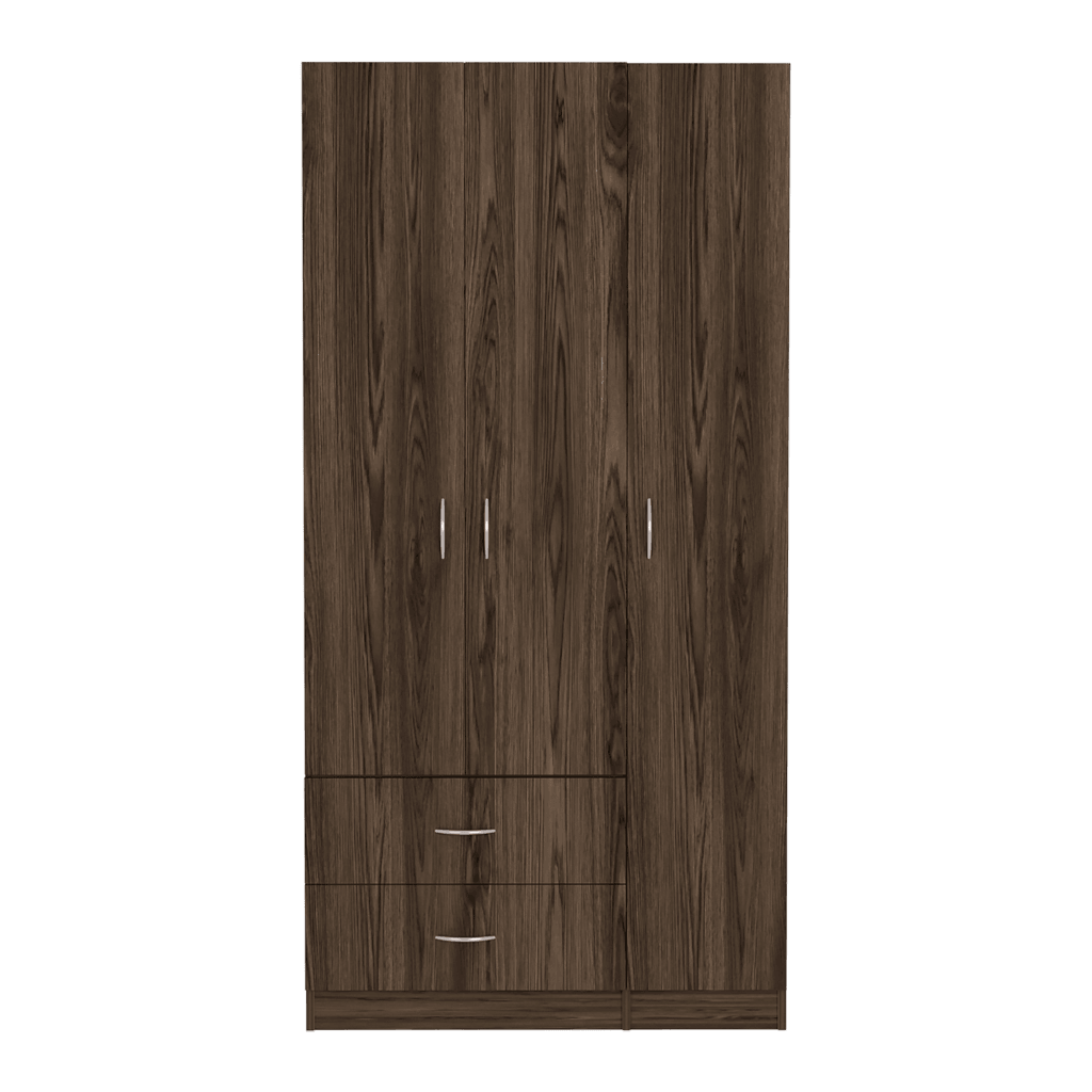 Closet Doreli 180 Coñac Y Blanco