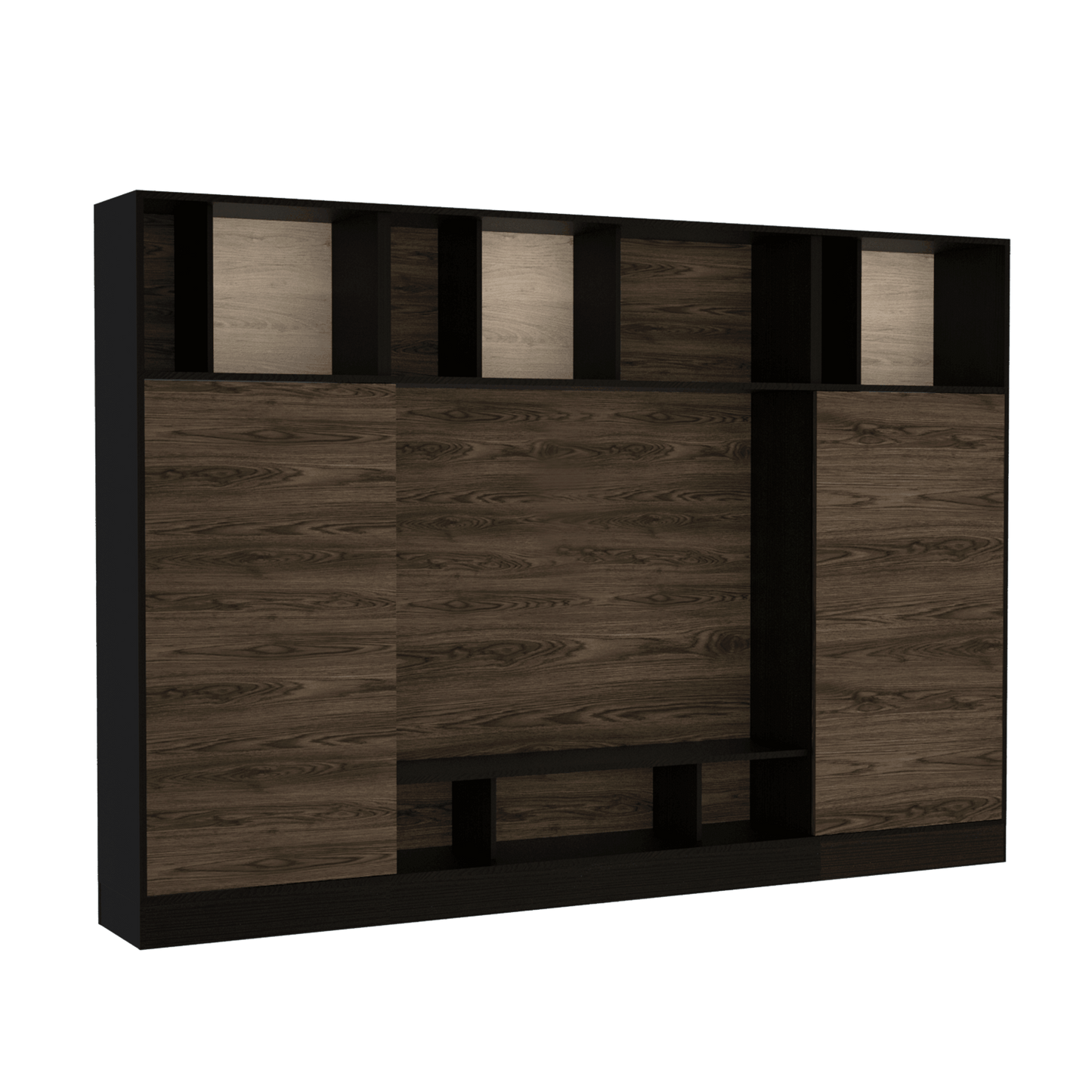 Mesa Para Tv Charllot Duna Y Wengue Para Televisor De Hasta 55"
