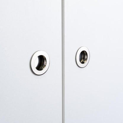 Closet Zevox, Café Claro Y Blanco, Dos Puertas Abatibles