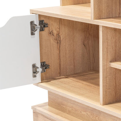 Mesa Para Tv Klepa Duna Y Blanco Para Televisor Para 55 Pulgadas