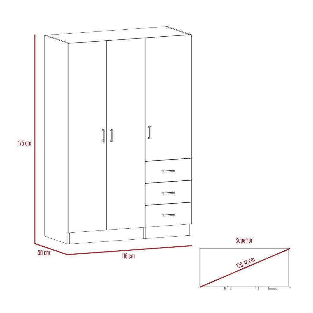 Closet Nordik Duna Y Blanco