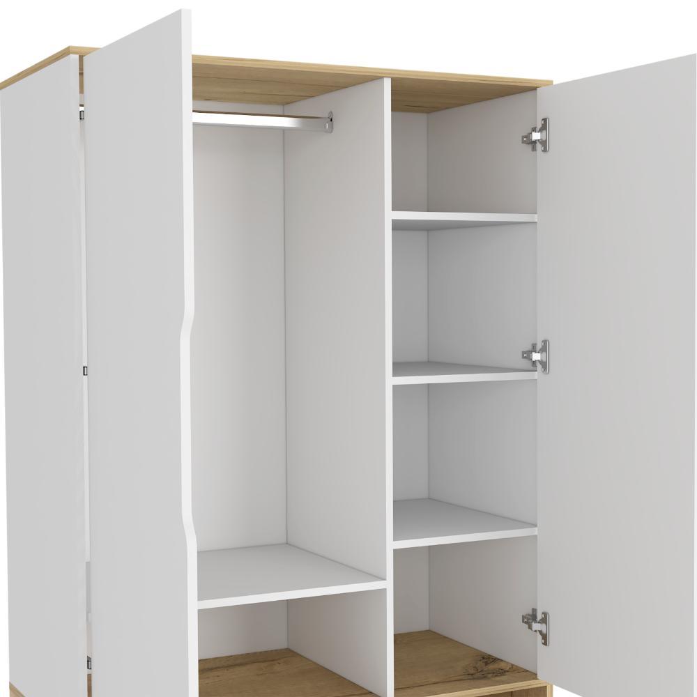 Closet Zapateto Z100 X 150 X 50 Bicolor  Blanco Duna