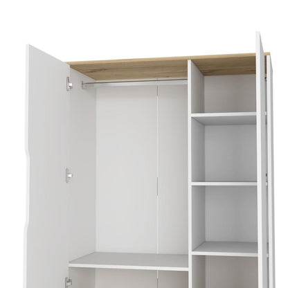 Closet Zapateto Z100 X 150 X 50 Bicolor  Blanco Duna