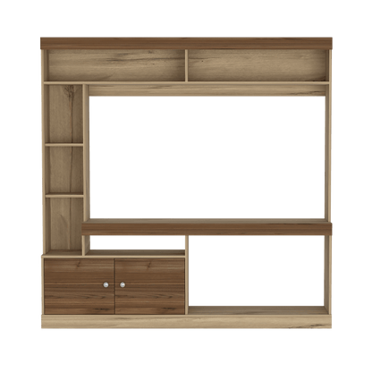 Mesa Para Tv Jhonny Duna Y Coñac Con Espacio Para Televisor De Hasta 55 Pulgadas