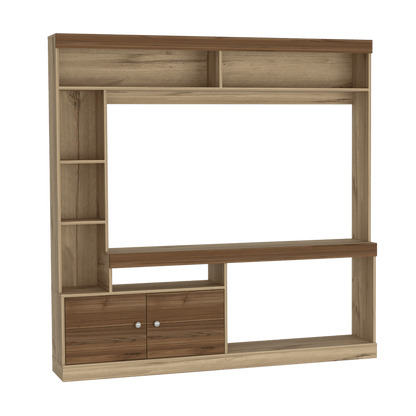Mesa Para Tv Jhonny Duna Y Coñac Con Espacio Para Televisor De Hasta 55 Pulgadas