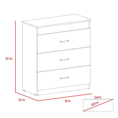 Combo Para Habitación Lixcy Chocolate Incluye Cama, Mesa De Noche Y Organizador