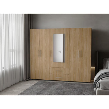 Closet Silari Espejo Eu Blanco Mqz