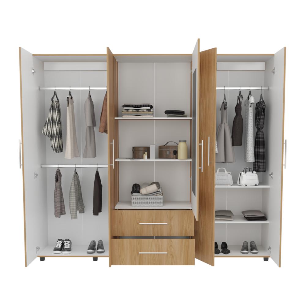 Closet Silari Espejo Eu Blanco Mqz