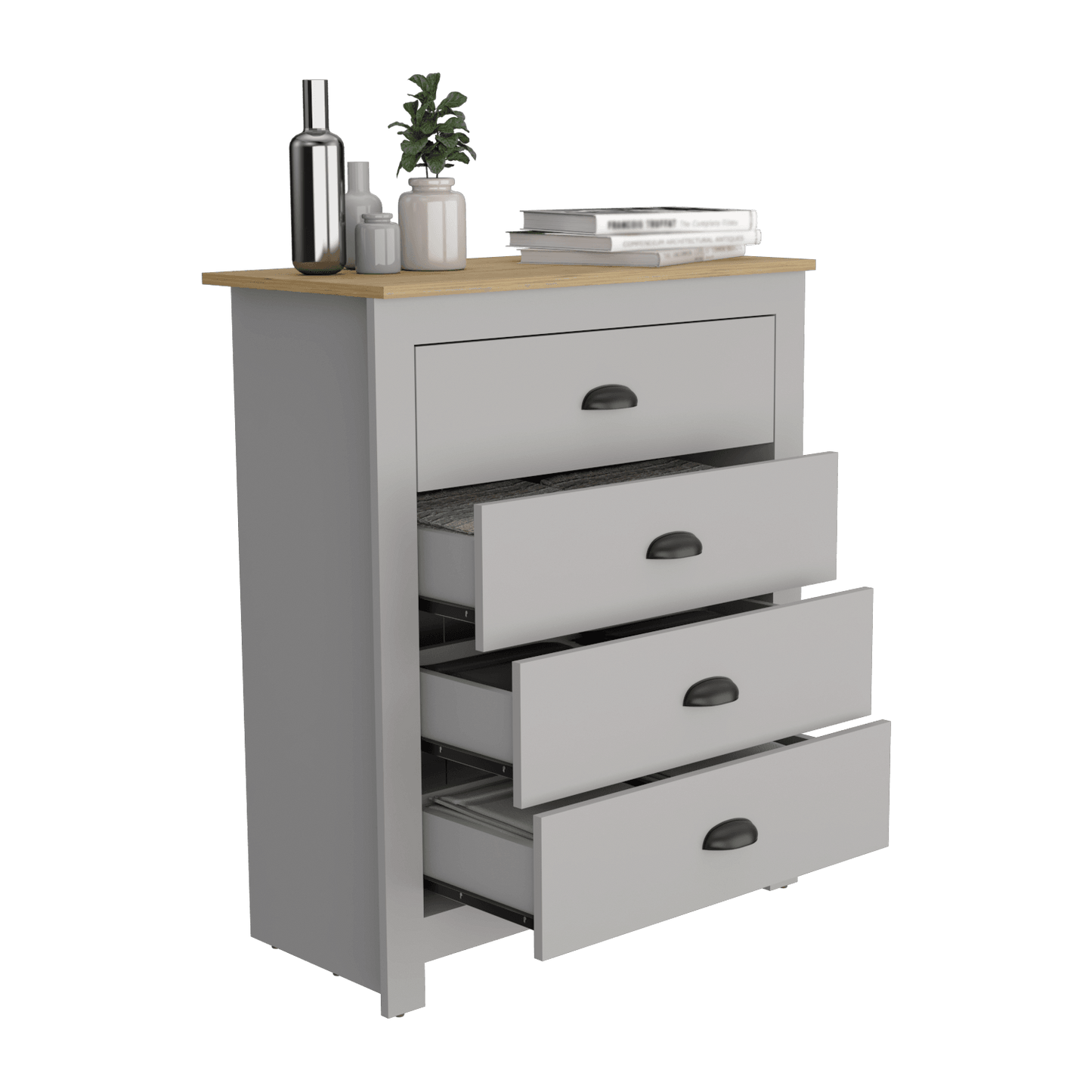 Organizador Irelon Gris Y Macadamia
