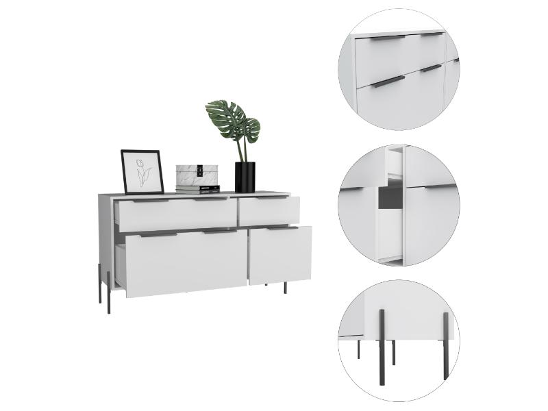 Comoda White Exclusiv  Blanco