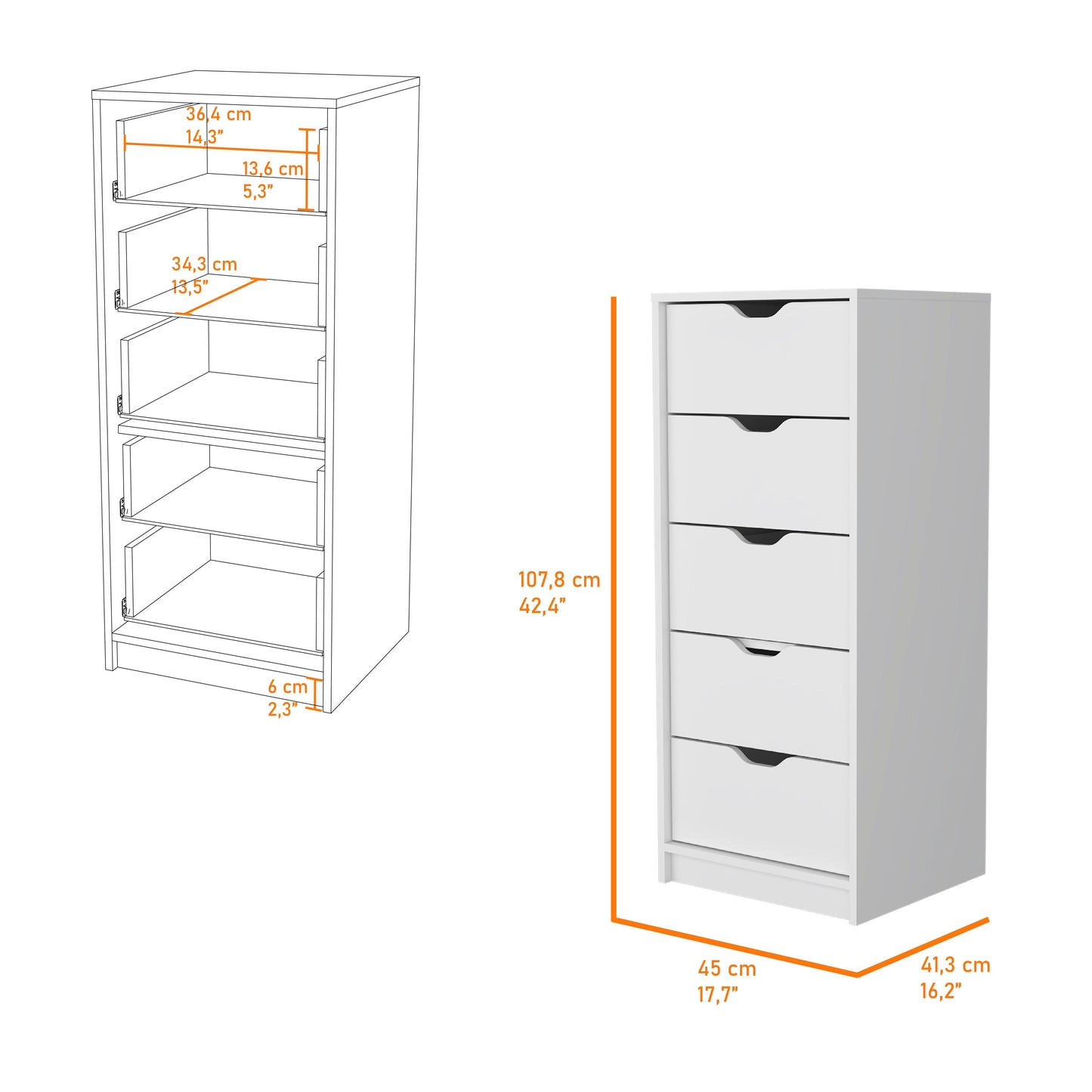 Organizador Arisya Blanco