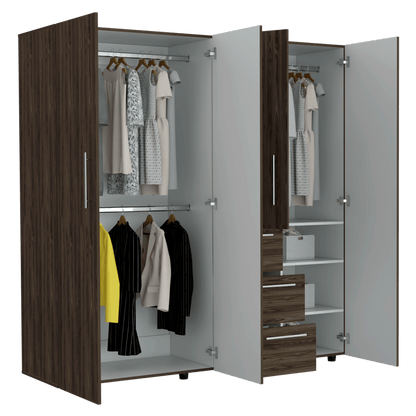 Closet Irvian Chocolate Y Blanco