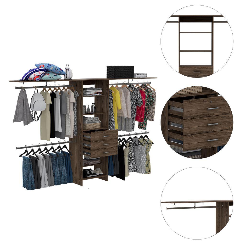 Closet Abierto Gopley Chocolate