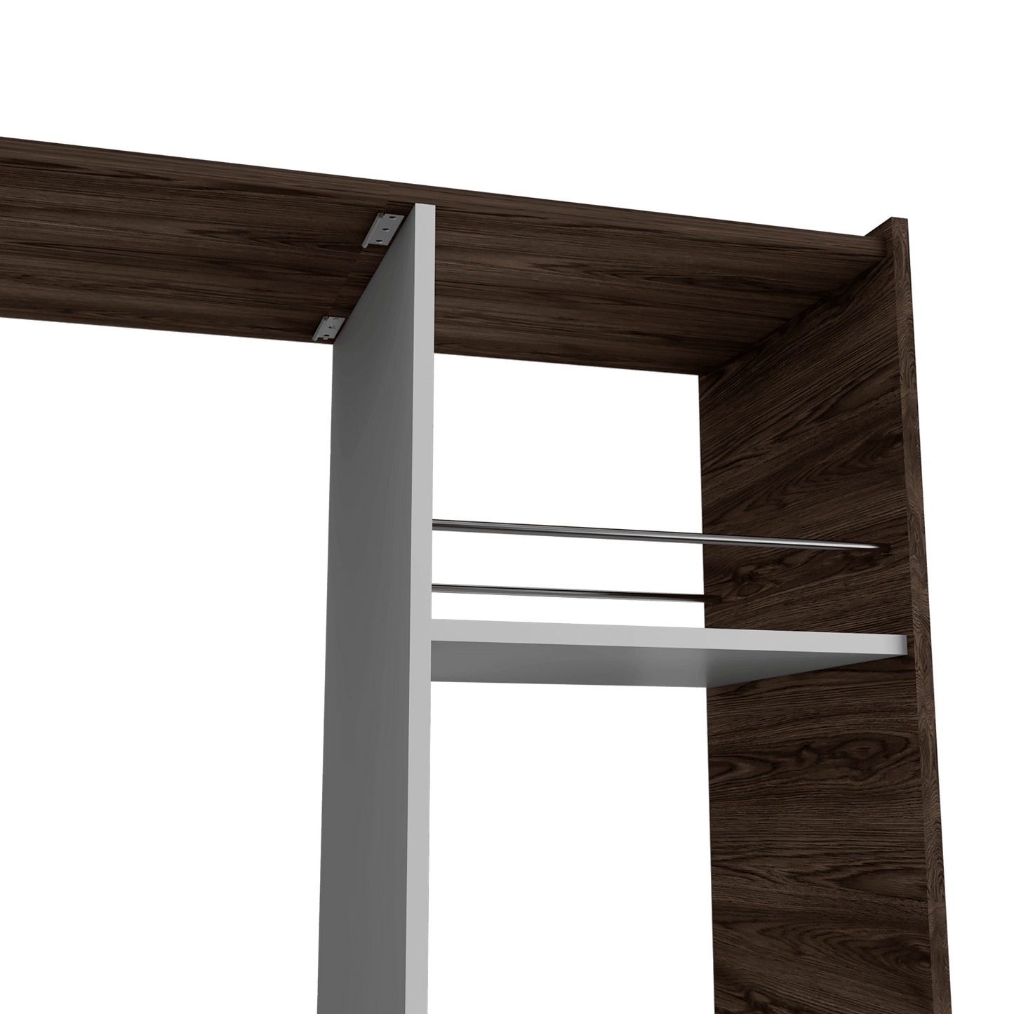 Gabinete Inferior De Cocina Parris Blanco Y Coñac 120 Cm