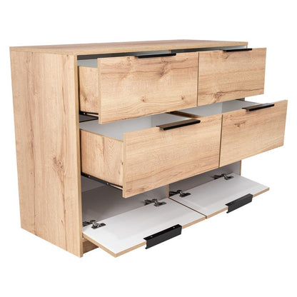 Organizador Okria Duna Y Blanco Cuatro Cajones
