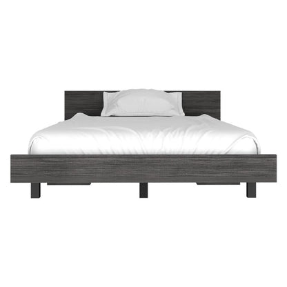 Cama Semi Doble Okria Gris