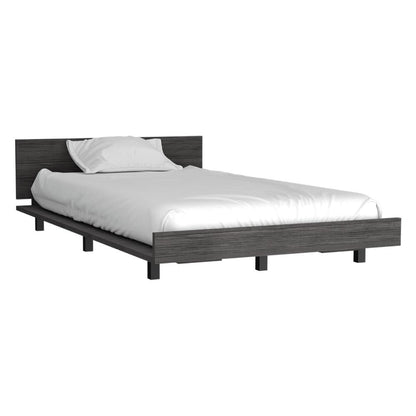 Cama Semi Doble Okria Gris