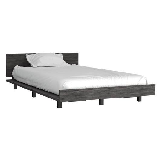 Cama Semi Doble Okria Gris
