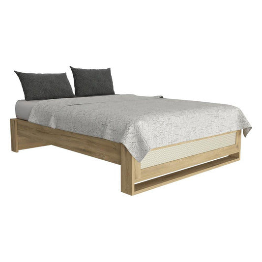 Base Cama Doble Aster Macadamia