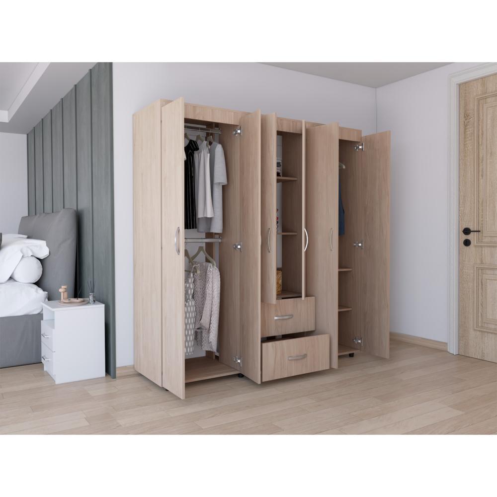 Closet Quenari 180  Nacar Blanco