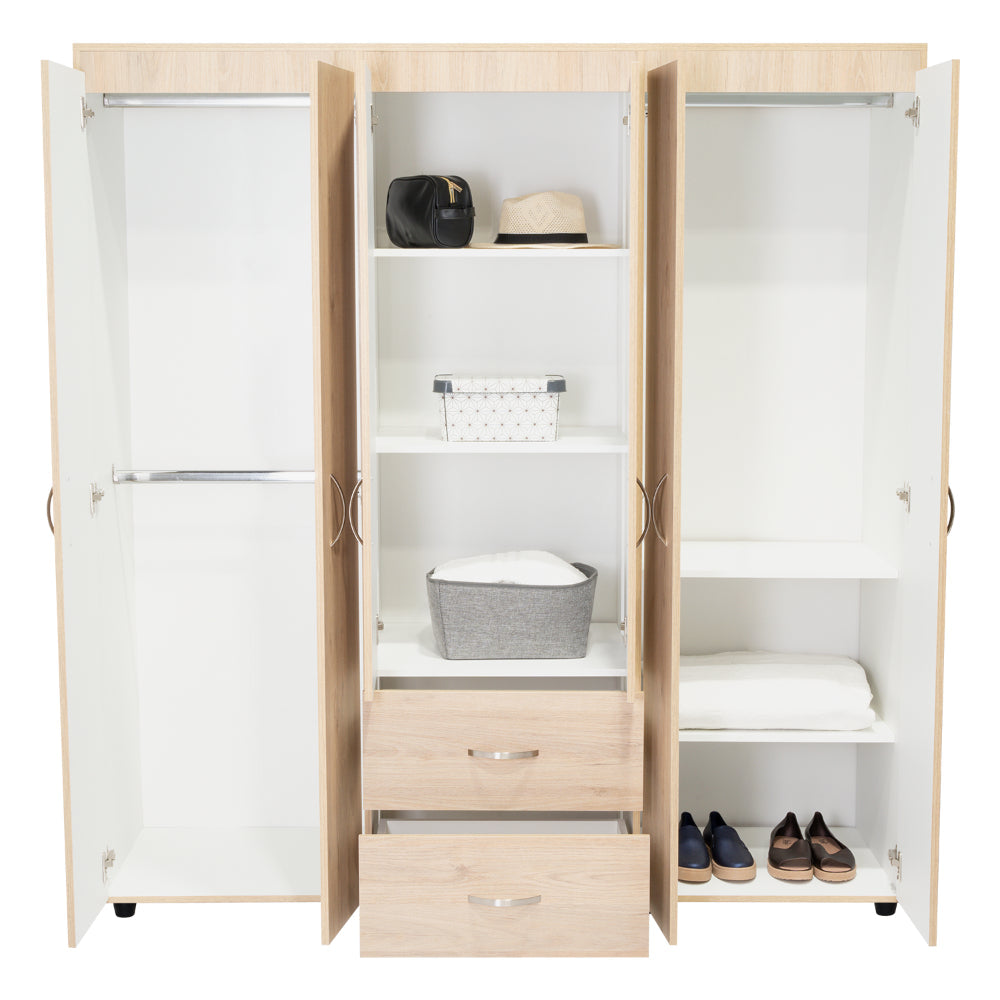 Closet Bariloche Rovere Y Blanco
