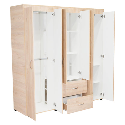 Closet Bariloche Rovere Y Blanco