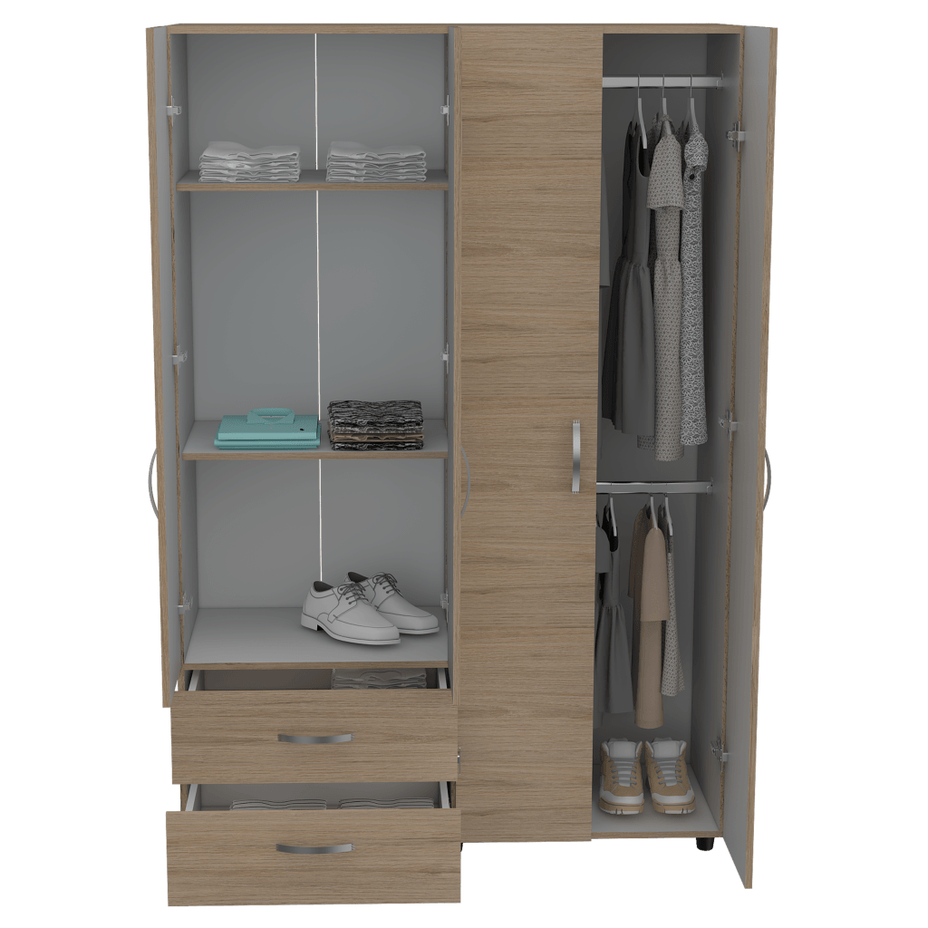 Closet Melure Blanco Y Rovere