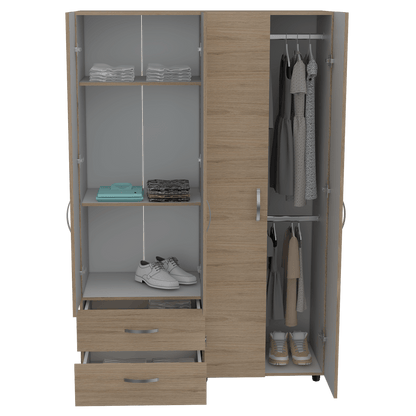 Closet Melure Blanco Y Rovere