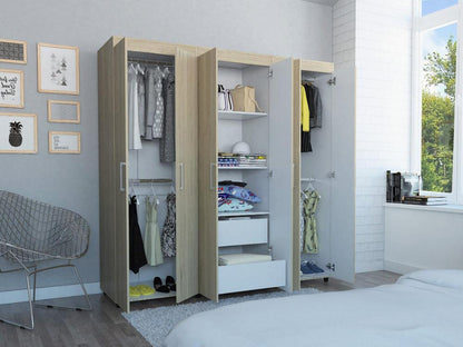 Closet Filara Blanco Y Rovere