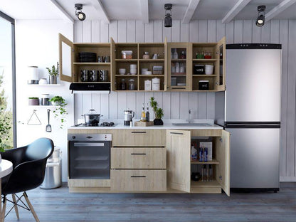 Cocina Integral Elavor Rovere Con Mesón Derecho