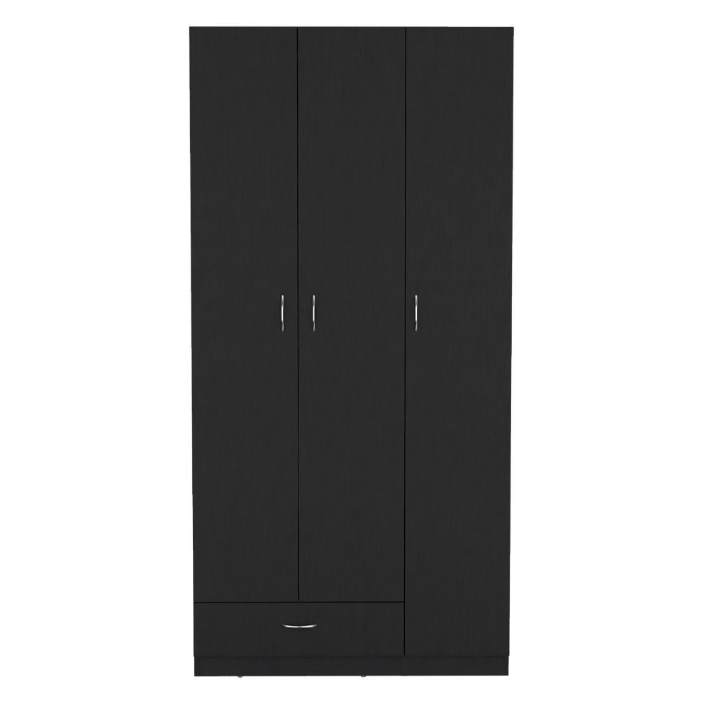 Closet Vtex, Wengue, Con Amplios Espacio Para Ropa Y Tres Puertas Abatibles