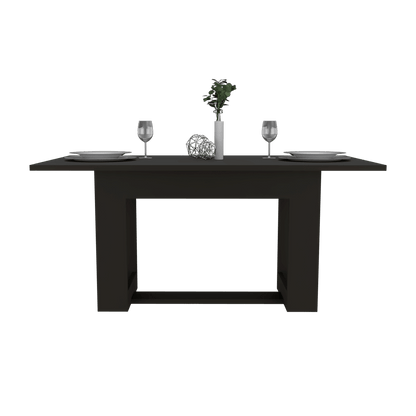 Mesa De Comedor Volina Wengue 6 Puestos