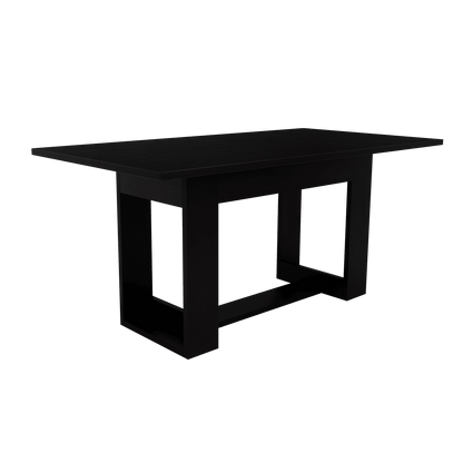 Mesa De Comedor Volina Wengue 6 Puestos