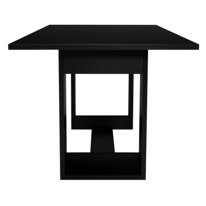 Mesa De Comedor Volina Wengue 6 Puestos