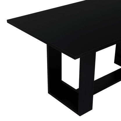 Mesa De Comedor Volina Wengue 6 Puestos