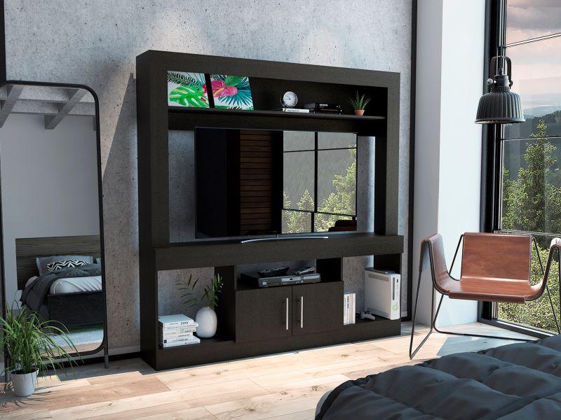 Mesa Para Tv Toiwe Wengue Para Televisor De 50"