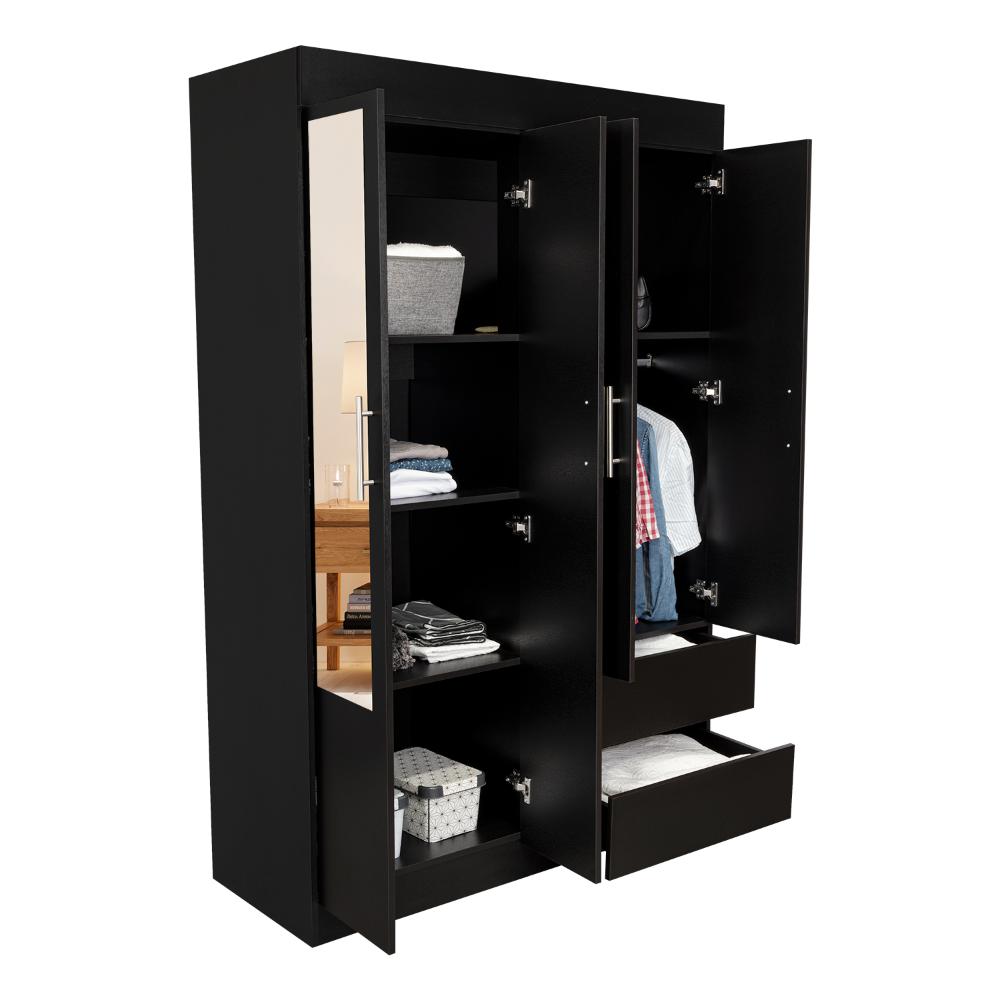 Closet Ceoba Con Espejo  Wengue
