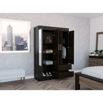 Closet Ceoba Con Espejo  Wengue