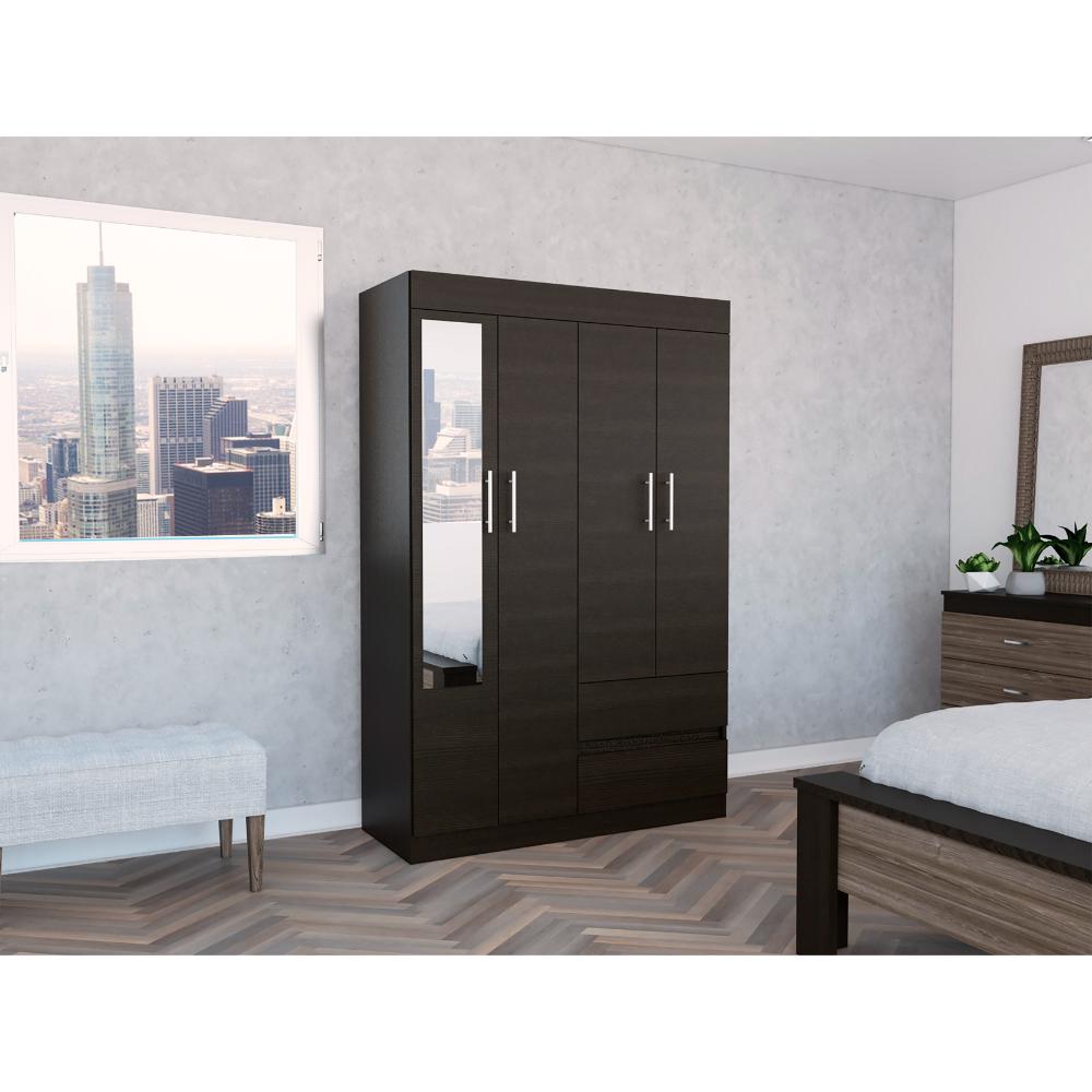 Closet Ceoba Con Espejo  Wengue