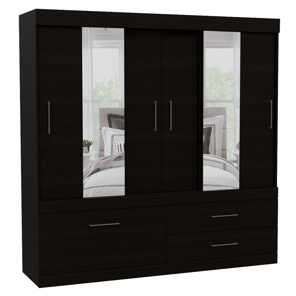 Closet Levara Wengue Con Espejo