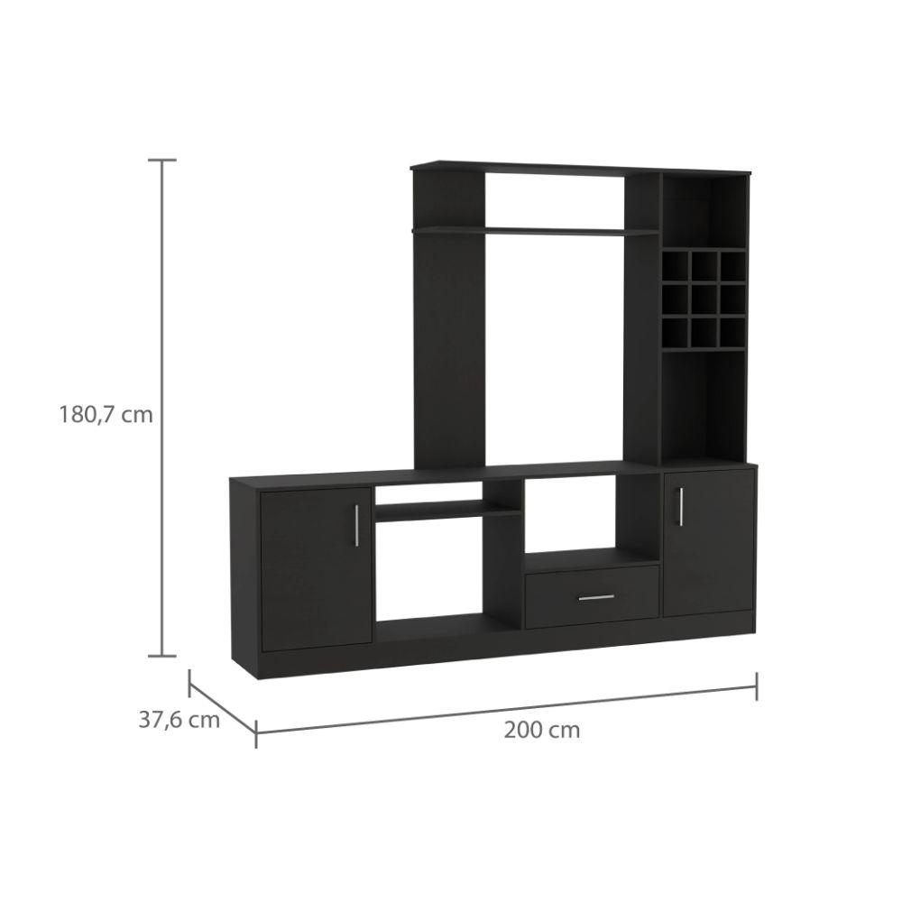Mesa Para Tv Veluna Wengue Para Tv De 60''