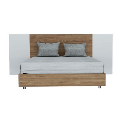 Cama 1.40 Nebraska (3C) Miel+Blanco Mqz