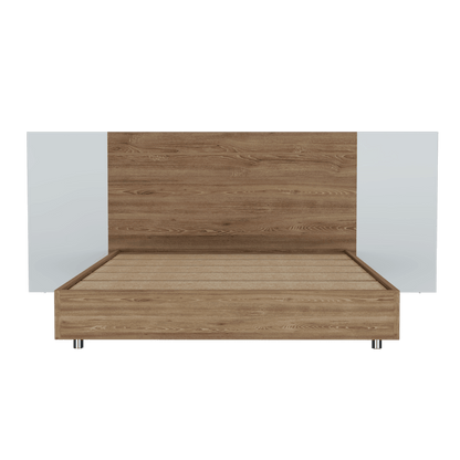 Cama 1.40 Nebraska (3C) Miel+Blanco Mqz