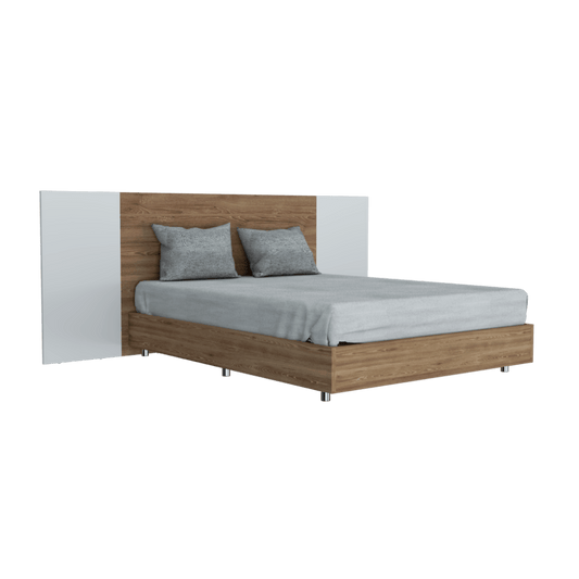 Cama 1.40 Nebraska (3C) Miel+Blanco Mqz