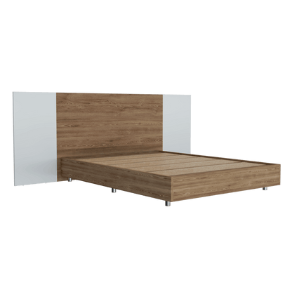 Cama 1.40 Nebraska (3C) Miel+Blanco Mqz