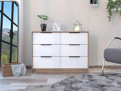 Organizador Okria Miel Y Blanco Cuatro Cajones